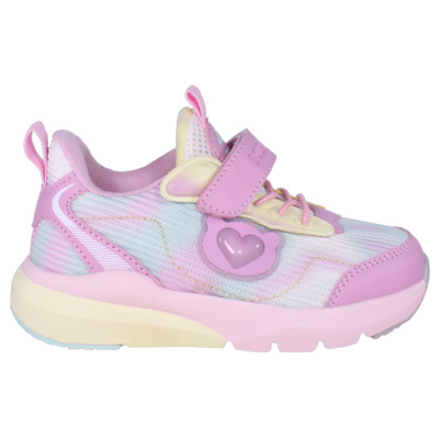 Кроссовки для девочки со светящимся сердечком Indigo Kids 92-065А сиреневые 1